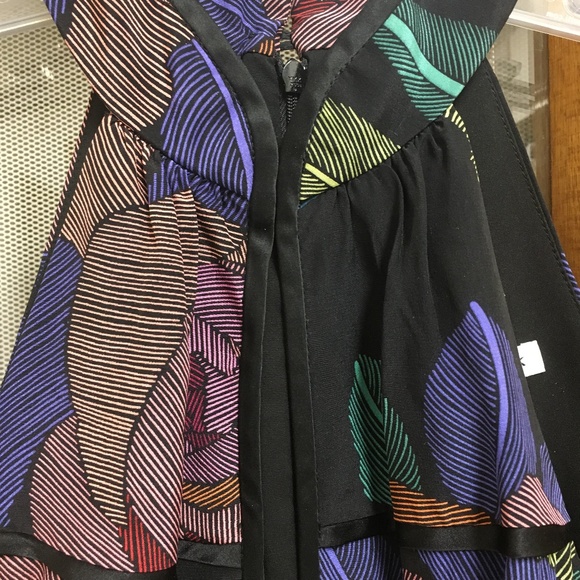 NWT TRINA TURK Silk Floral Maxi Dress Side Slit - Picture 4 of 14